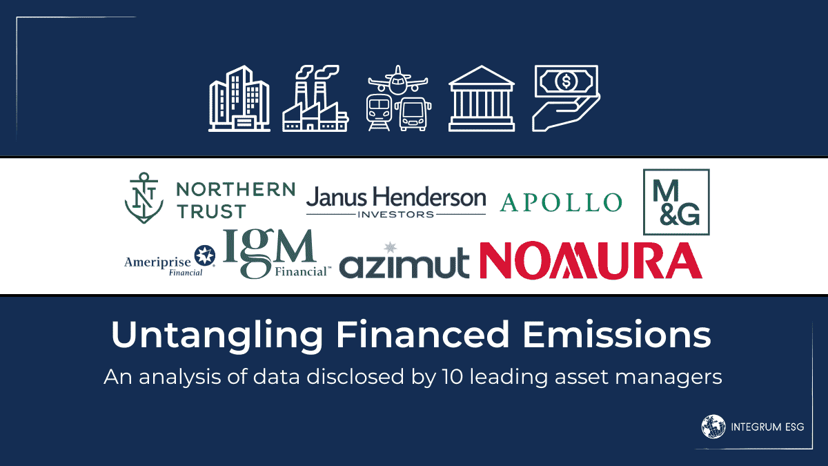 Untangling Financed Emissions