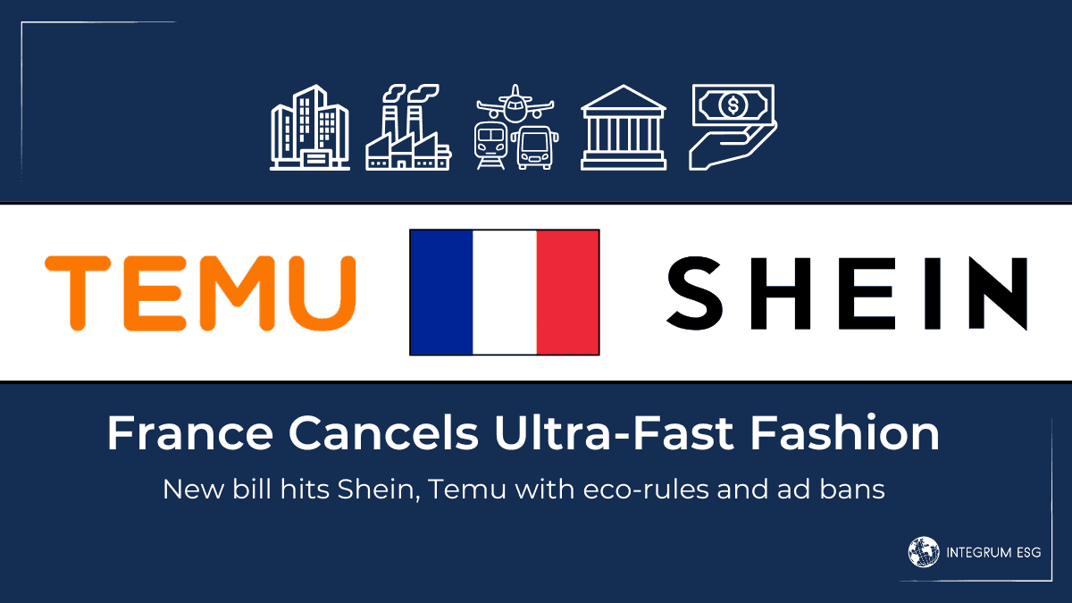 France Cancels Ultra-Fast Fashion